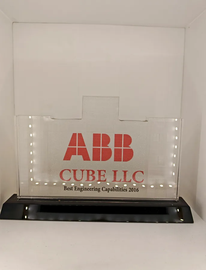 ABB Best Engineering Capabilities 2016 presented to Mecamac